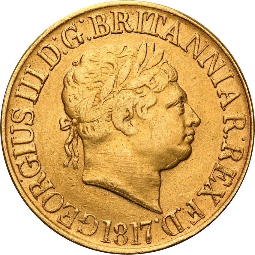 Wielka Brytania. Jerzy III, suweren 1817
